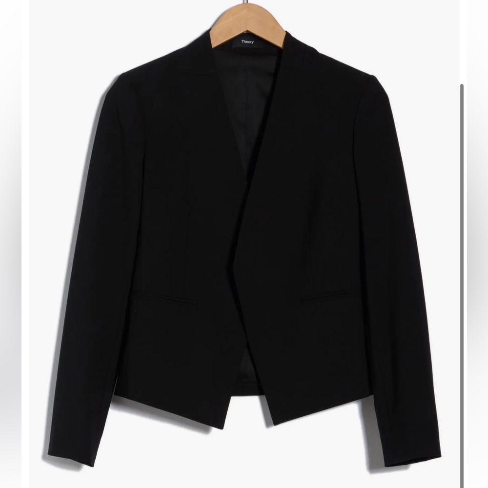 Theory Women's Elegant Black Blazer